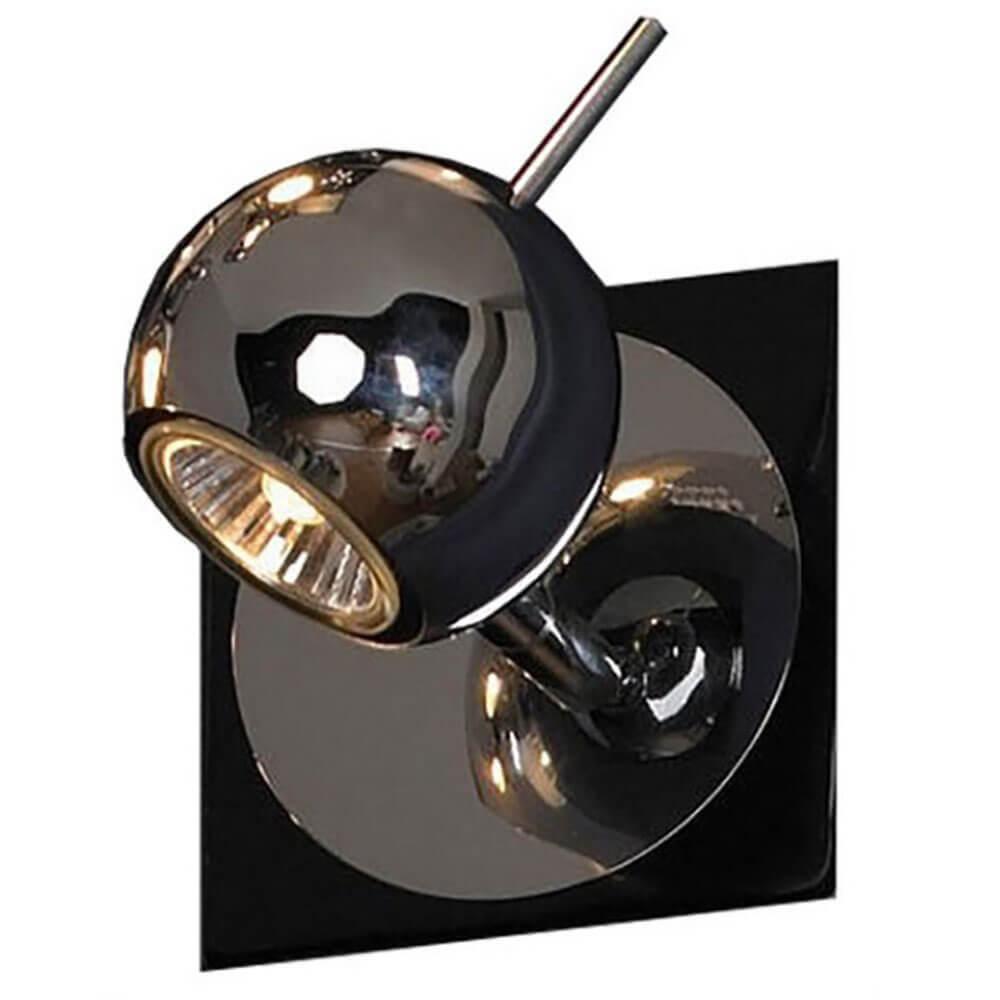 Светильник настенный. Черный хром 1*GU10 50W 220V. Lussole Ticino LSN-4601-01