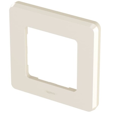673931. Legrand. Inspiria (Слоновая кость). Рамка на 1-пост. поликарбонат
