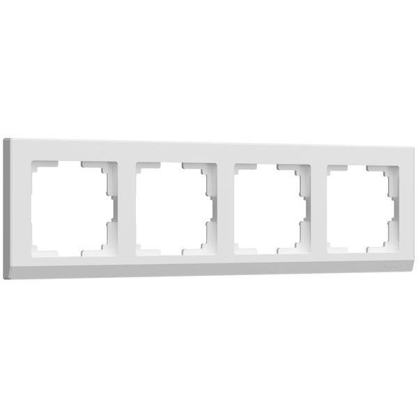 Рамка на 4-поста белый поликарбонат Werkel Stark W0041801