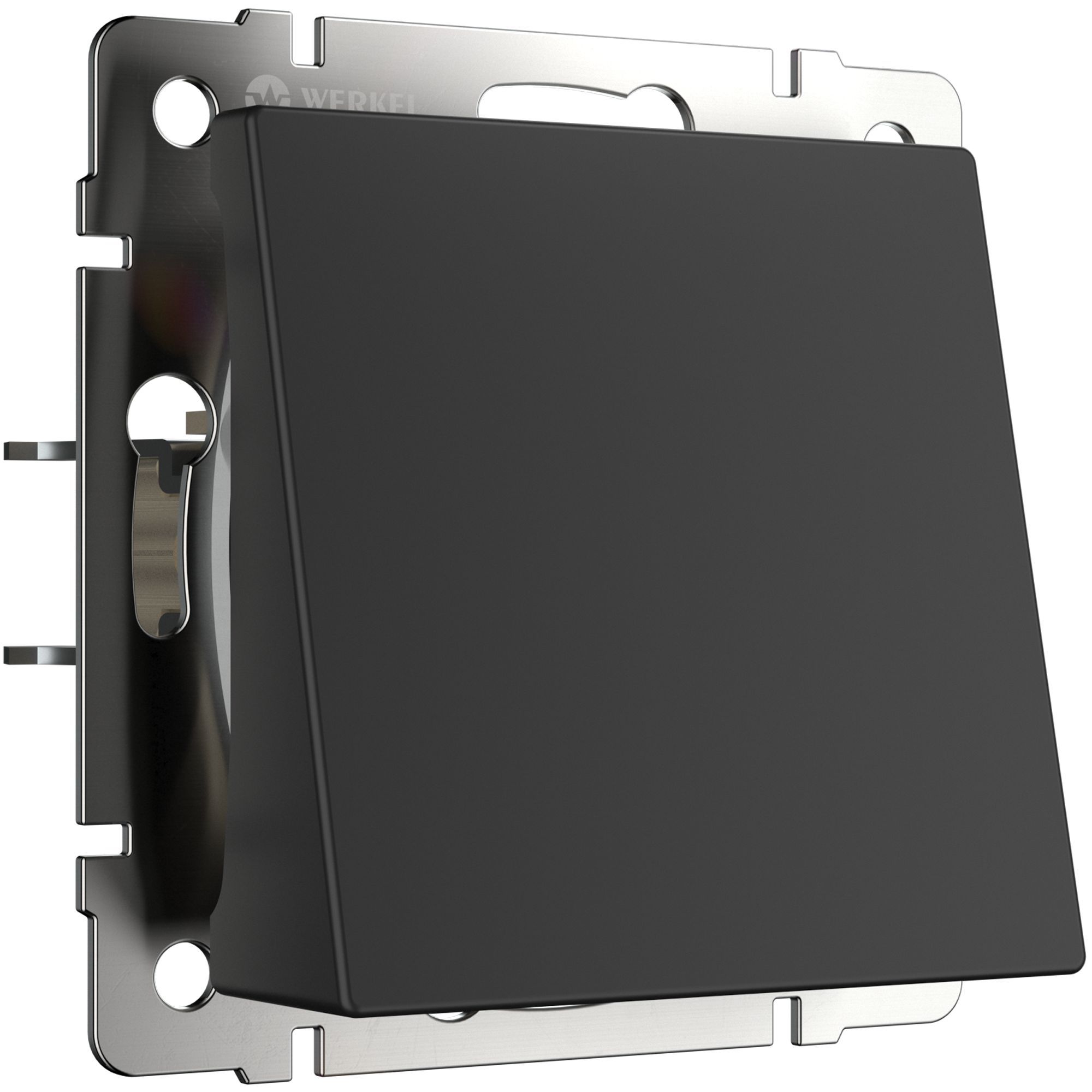 Вывод кабеля Черный. Черный матовый. Werkel W1150208