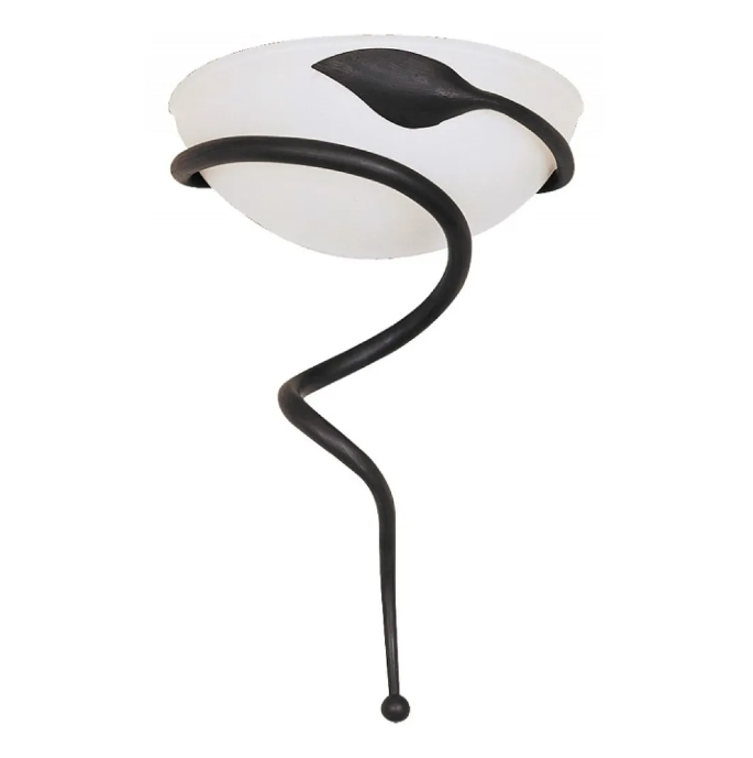 Светильник настенный. Черный, белый 1*E27 60W 220V. Arte Lamp Cobra A2901AP-1BR