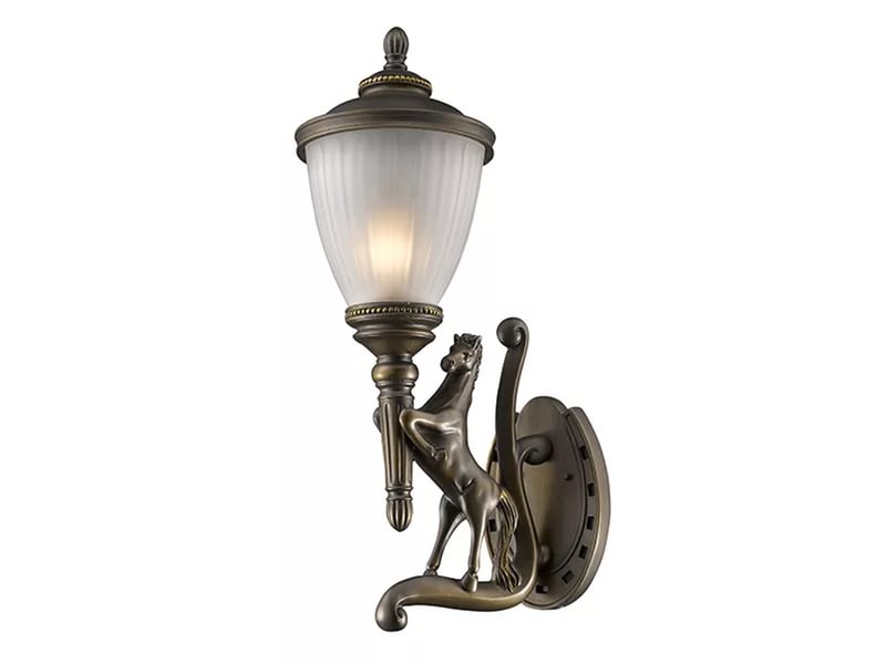 Уличный настенный светильник IP44. Коричневый. 1*E27, 60W 220V Favourite Outdoor 1337-1WL