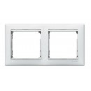 774452. Legrand. Valena (Белый). Рамка на 2-поста. не горючий пластик