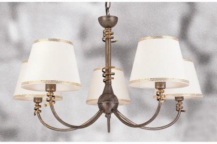WL1245-5. Wunderlicht. Люстра  5*E27  60W 220V. Коричневый