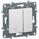 672218. Legrand. Etika. Светорегулятор 20W - 400W, накаливание, галоген
