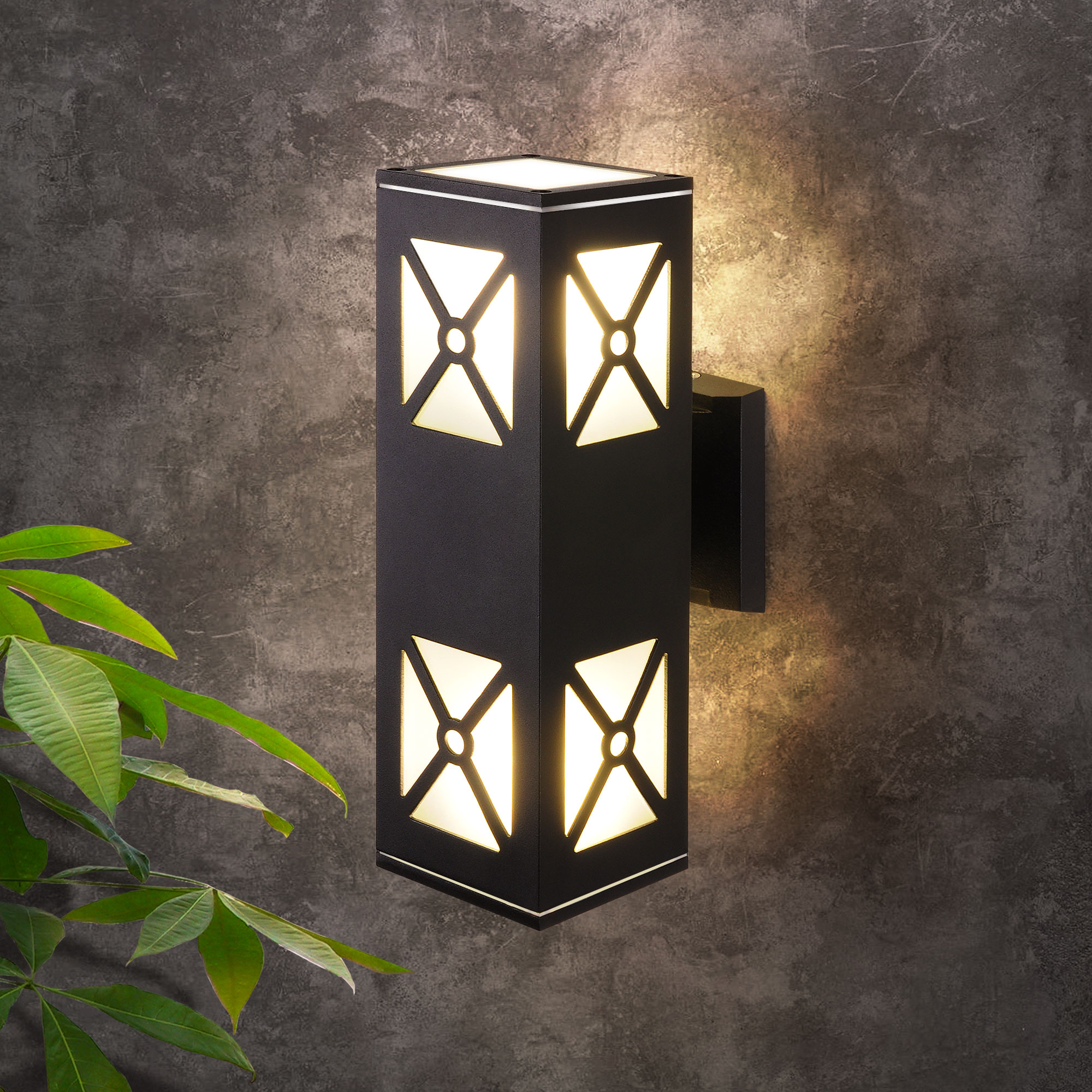 Уличный настенный светильник IP54. Черный. 2*E27, 60W 220V Elektrostandard Techno Techno 1405