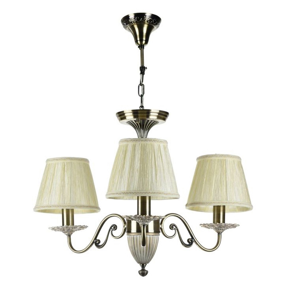 RC011-PL-03-R. Maytoni. Люстра  3*E14  40W 220V. Бронза, кремовый