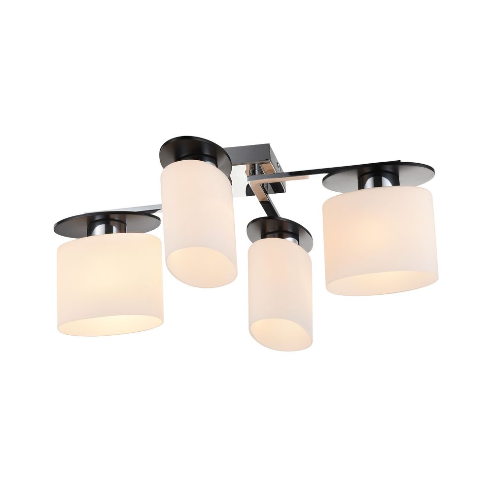 FR5101-CL-04-CN. Freya. Люстра потолочная  4*E14  40W 220V. Хром, белый