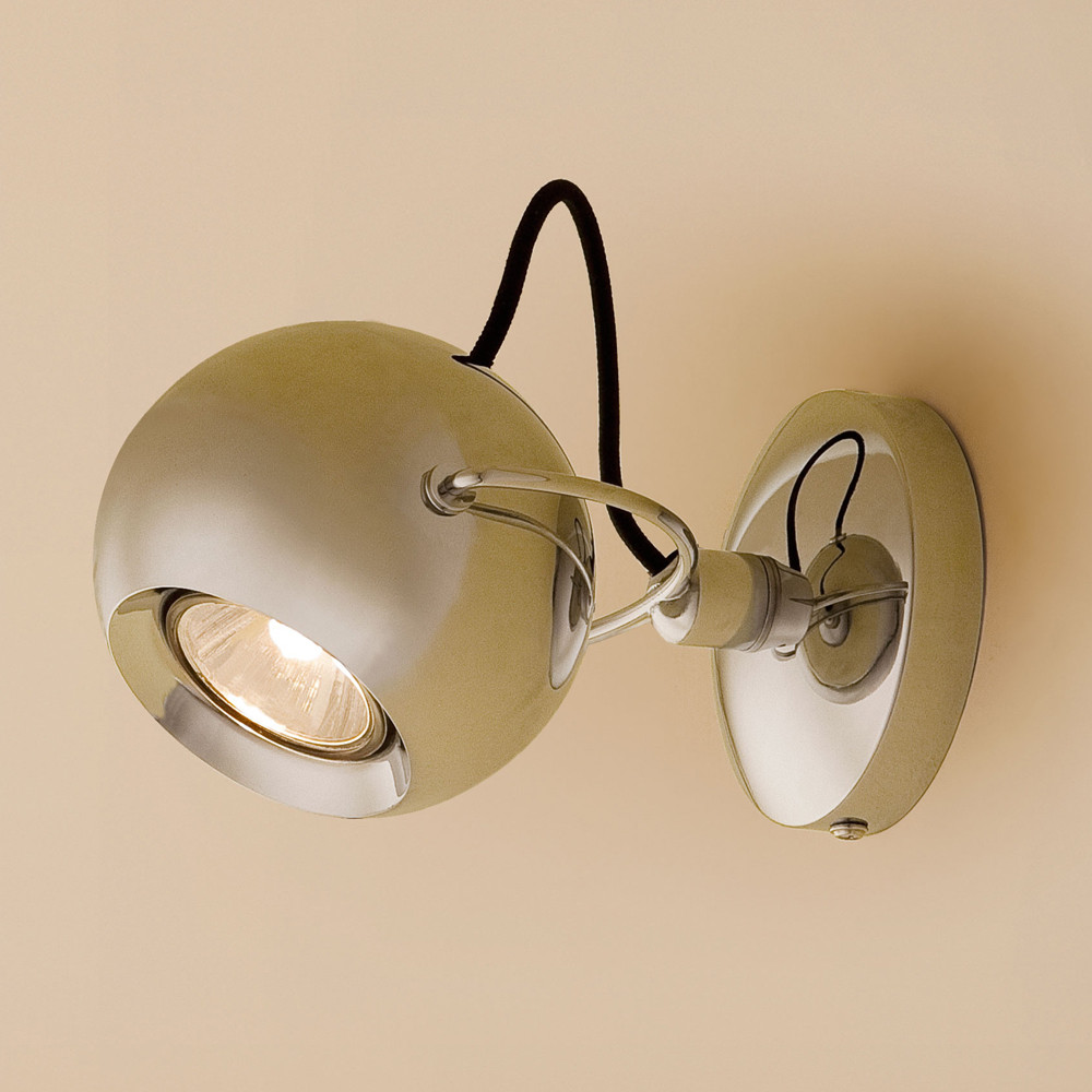 CL532511.CitiLux.Настенно-потолочный светильник (Спот).Хром/черный.1*GU10,50W 220V