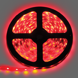 P5LR05ESB. Ecola. Светодиодная лента цветная на катушке 5м.. Цвет красный. 4.8w/m, 12V, IP65, 60шт/m