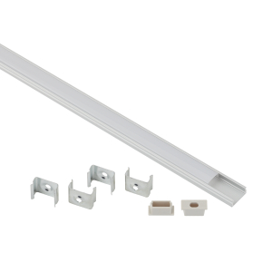 Fe10374.Feron.CAB262.Профиль для светодиодных лент, накладной.Белый.2м