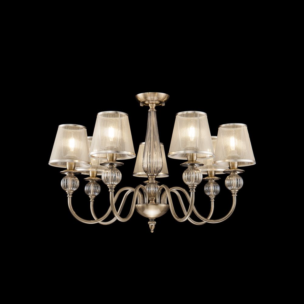 FR2685PL-07BZ. Freya. Люстра  7*E14  40W 220V. Бронзовый