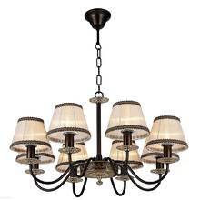 S110178/8. Donolux. Люстра  8*E14  40W 220V. Коричневый, золото