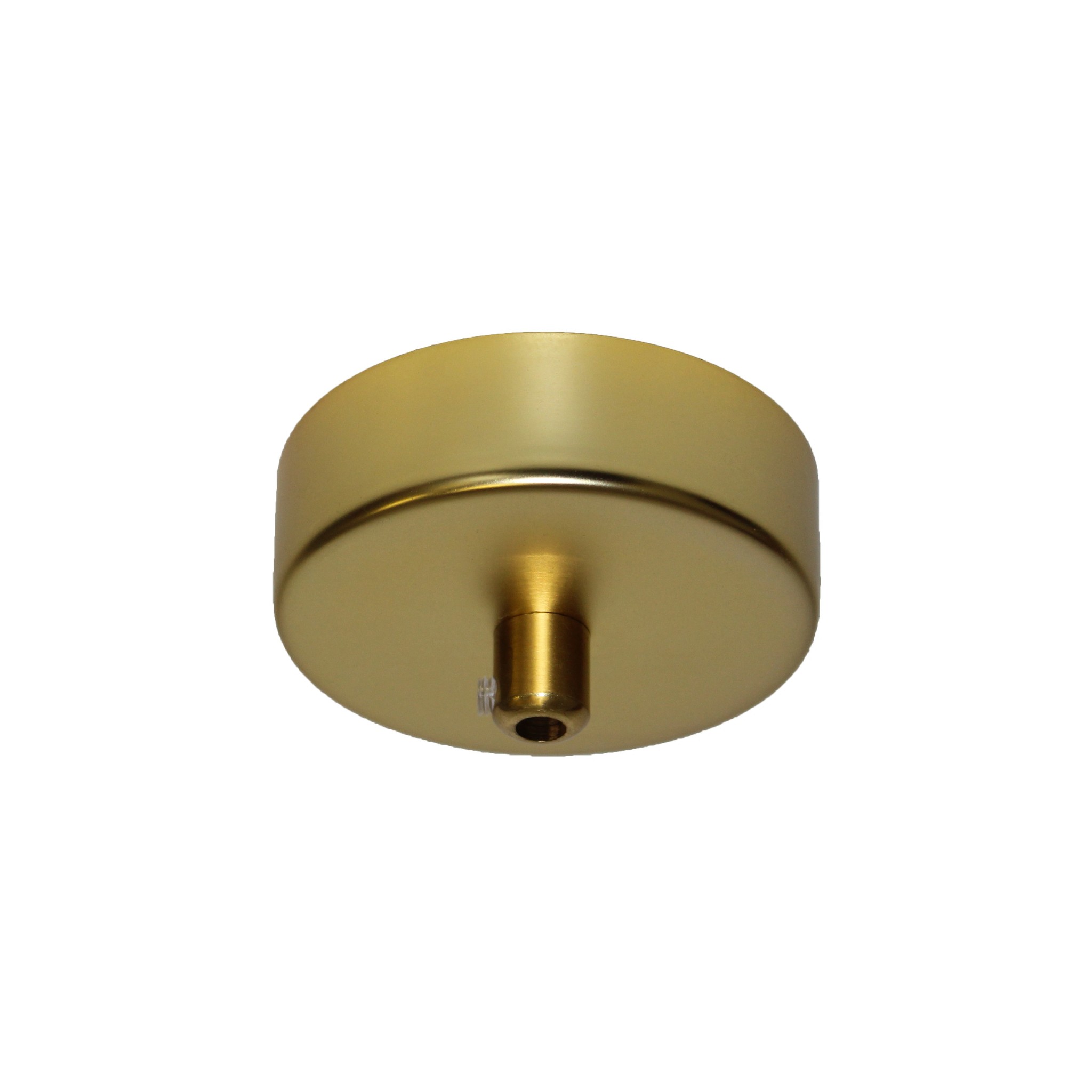 BASE.80.03.GO.33 Идеи.Универсальное потолочное крепление с зажимом для провода,D80mm,металл.Золото