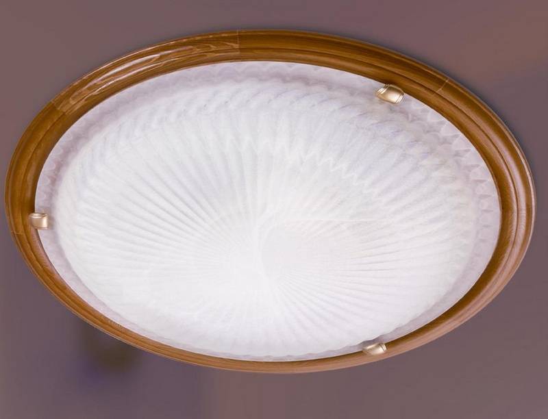 375 дуб/зол. Sonex Потолочный светильник, 3*Цоколь E27 100W 220V IP20. "Дуб", белый