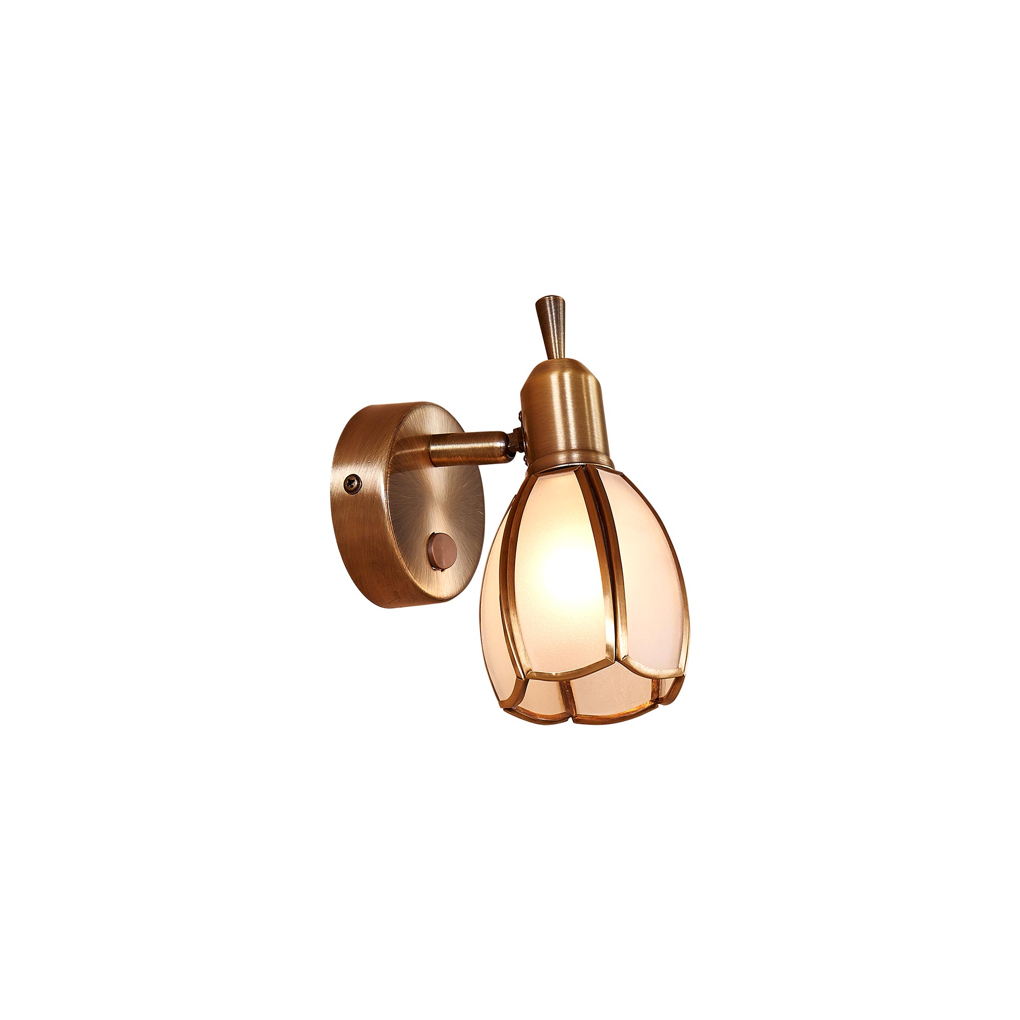 Бра, настенный светильник. Бронза, белый 1*E14 40W 220V. CitiLux CL522611