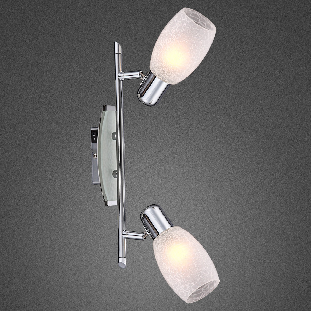 54917-2 Globo Светильник настенно-потолочный, 2* E14 40W 220V. Хром