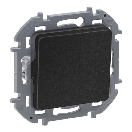 673603. Legrand. Inspiria (Антрацит). Выключатель 1-клавишный