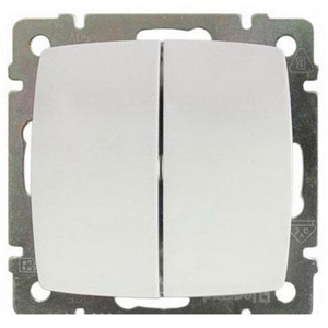 774005  . Legrand. Suno (Белый). Выключатель 2-клавишный