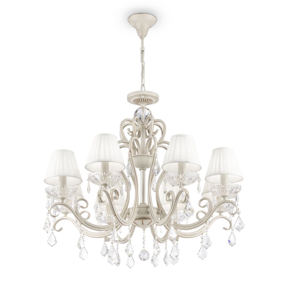 ARM288-08-G. Maytoni. Люстра  8*E14  60W 220V. Кремовый с Золотом