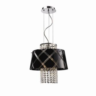 W2925-B Wunderlicht Светильник подвесной  1*E27  75W 220V. Хром, черный