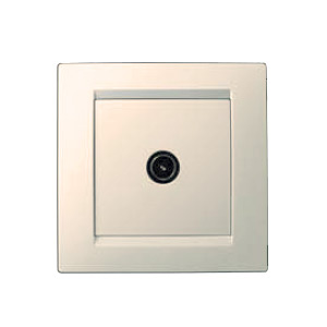 Simon Simon 34 Шампань Розетка TV оконечная IP20 Шампань металлик 34477-34