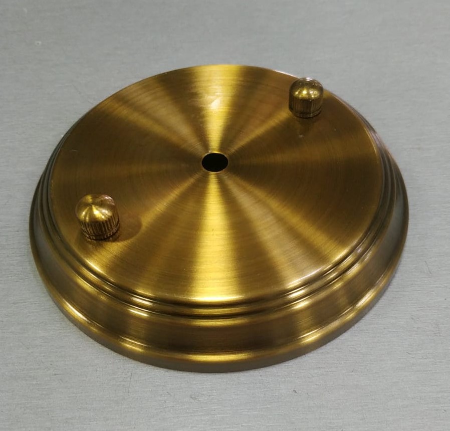 BASE.150.PA .Комплектующие.Универсальное потолочное крепление D150mm,металл.Латунь