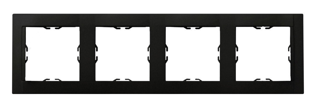 Simon Simon 34 Графит Рамка на 4 поста Графит 34640-38