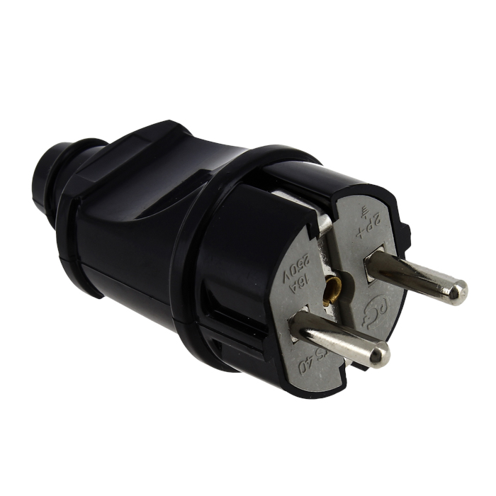 Вилка с заземлением. EKF AVP16-30