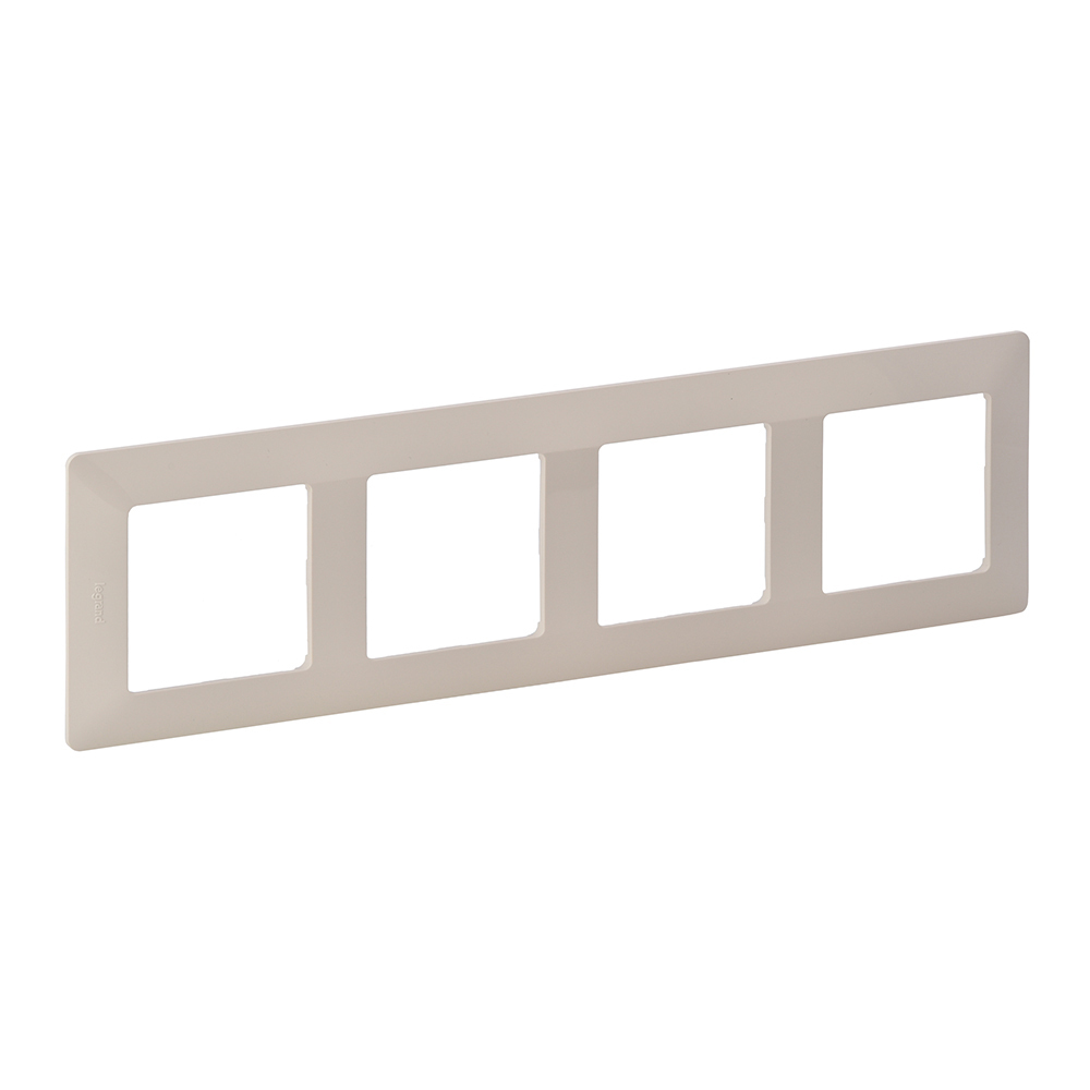 754044. Legrand. Valena Life (Слоновая кость). Рамка на 4-поста. не горючий пластик