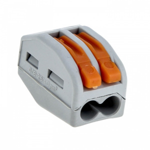 Клемма соединительная универсальная Серый. EKF plc-smk-222-412