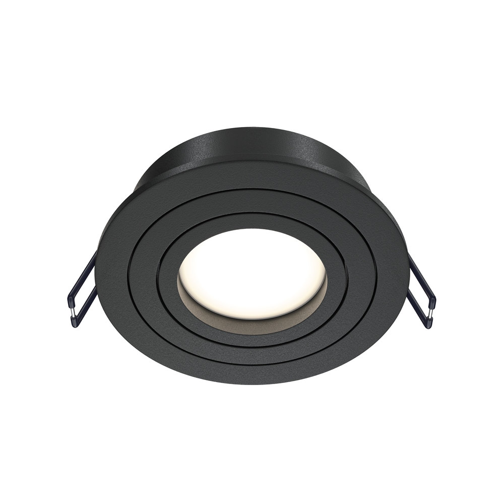 DL023-2-01B. Maytoni. Встраиваемый светильник MR16., 1*GU10, 50W, 220V. Черный