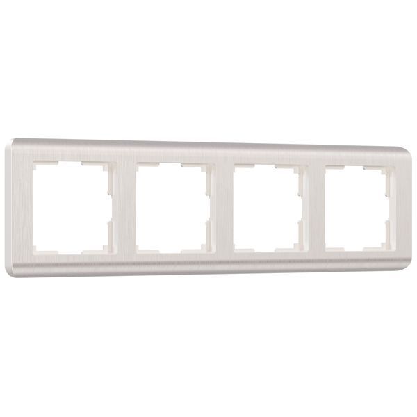 Рамка на 4-поста Перламутровый (рифленый) поликарбонат рифленый. Werkel Stream W0042113