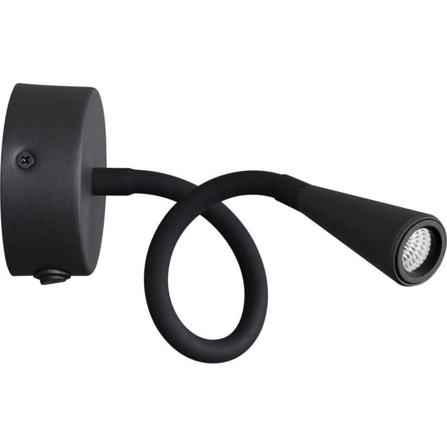 4254/3WL Odeon Light Подсветка для чтения на гибкой ножке, 1*Цоколь LED 3W 220V 3000K. Черный