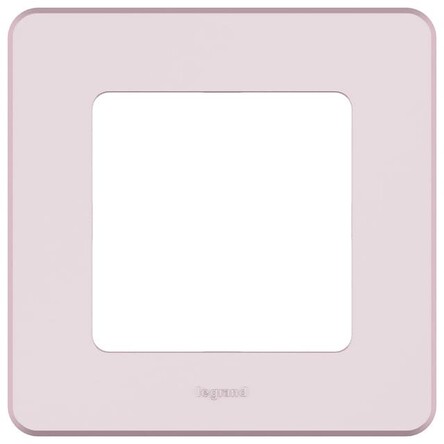 673934. Legrand. Inspiria (Розовый). Рамка на 1-пост. Поликарбонат