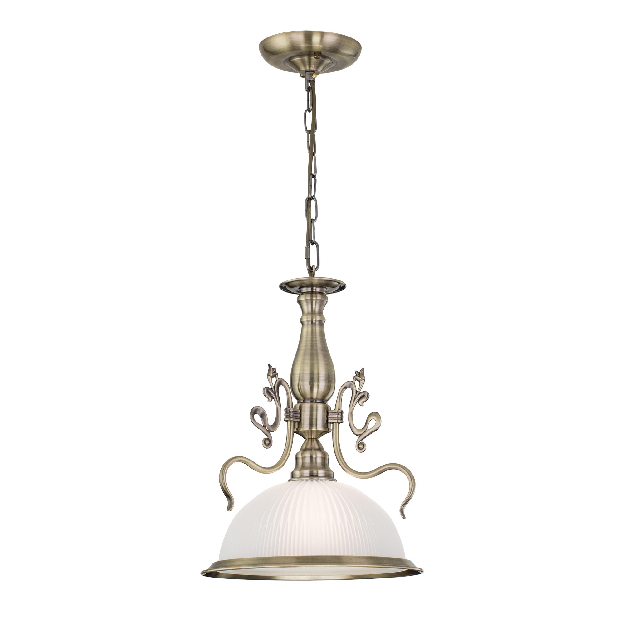 CL434111. CitiLux.Идальго.Светильник подвесной   1*E27  75W 220V. Бронза, белый