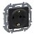 673723.Legrand.Inspiria (Антрацит).Розетка электрическая 2К+З, 250V, 16A, винтовые зажимы, встраивае