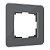 Рамка на 1-пост графит стекло Werkel Elite W0012440