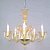 WL7154-5YE. Wunderlicht. Люстра  5*E14  60W 220V. Хром, желтый