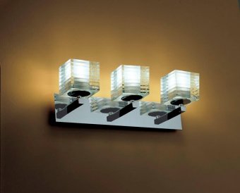 Бра. Хром, прозрачный хрусталь 3*G9 75W 220V. De Majo Otto X 0OTTO0A30