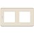 673941. Legrand. Inspiria (Слоновая кость). Рамка на 2-поста. пластик