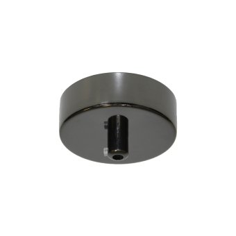 BASE.80.03.DC.33 Идеи.Универсальное потолочное крепление с зажимом для провода,D80mm,металл.Хром чер