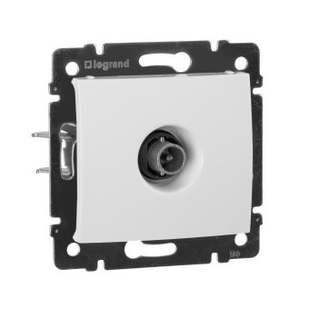 774431. Legrand. Valena (Белый). Розетка TV -2400мГц <14дБ, проходная