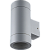 Уличный светильник влагозащищенный IP65. Серый. 2*GX53240V Ecola 8013A FG53C2ECH