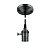 DLC-V-S21K Uniel Светильник подвесной  1*E27  250W 220V. Черный хром