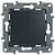 672612. Legrand. Etika (Антрацит). Выключатель/Переключатель (проходной) 2-клавишный