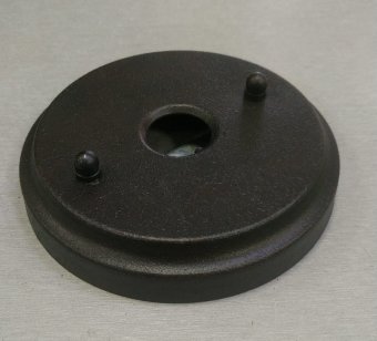BASE.145.BL.Комплектующие.Универсальное потолочное крепление D145mm,металл.Черный