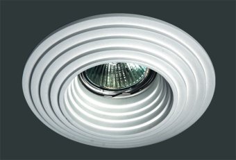 SV 7006. SvDecor. Гипсовый встраиваемый светильник MR16. GU5.3/GU10 . Белый