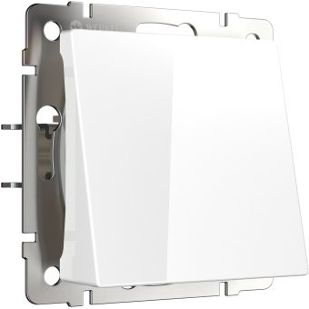 Вывод кабеля Белый. Белый глянцевый. Werkel W1150201