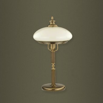 SOR-LG-1(P)NEW Kutek Sorrento Настольная лампа, 1*E27, 60W 220V. Бронза, бежевый